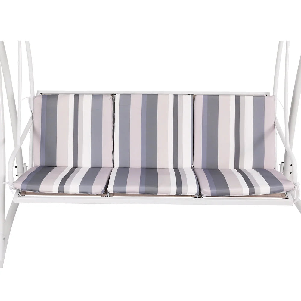 Outdoor Swing Chair Garden Bench Furniture Canopy 3-Seater
