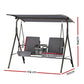 Chair with outdoor swing canopy cup
