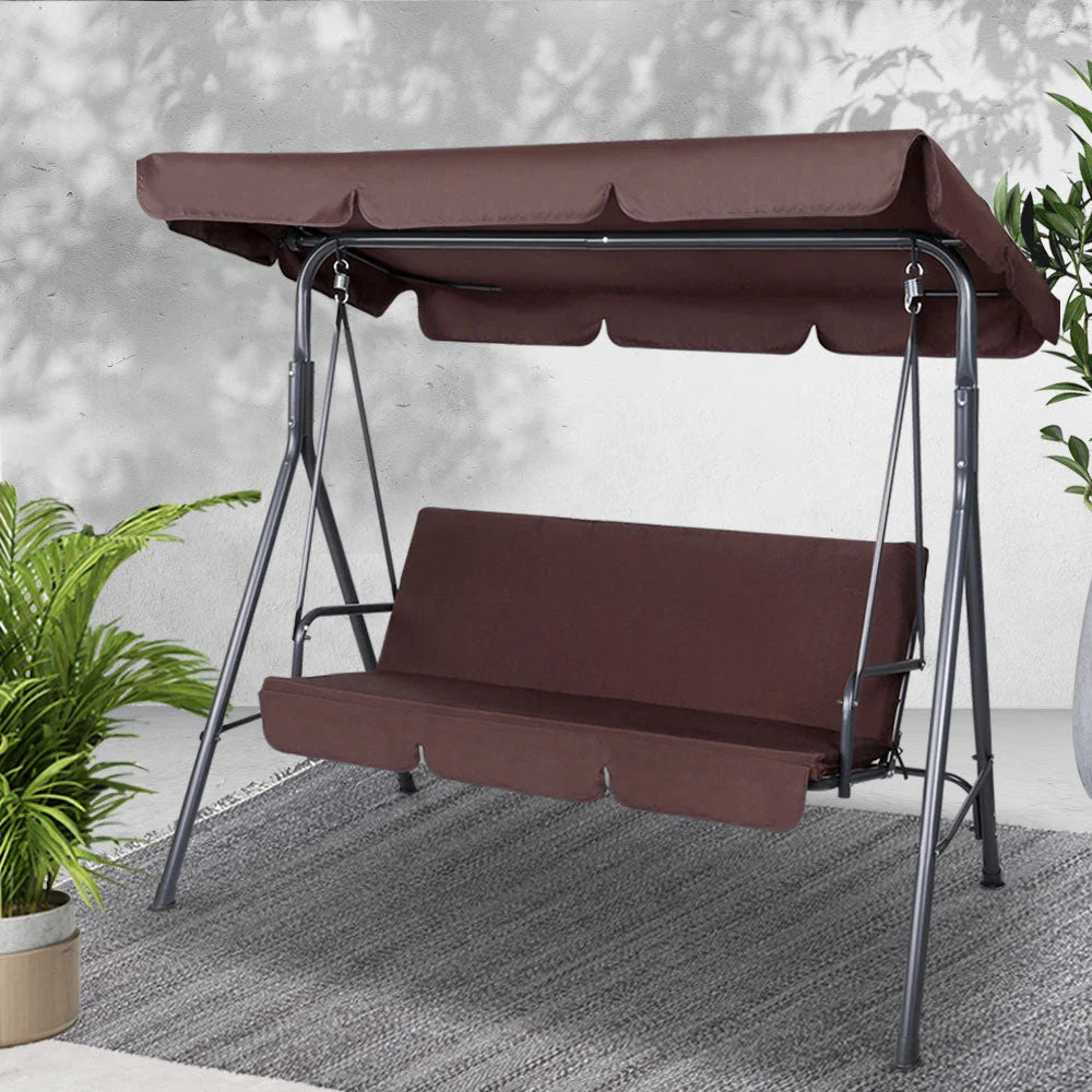 3 chair with outdoor swing hammock seater