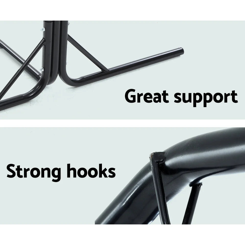 Hammock Chair Stand Frame 2 Seater Bench Outdoor Swing