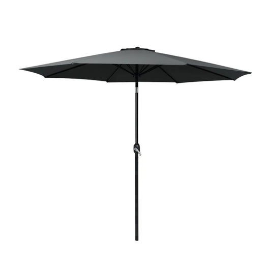 Outdoor Umbrella 2.7M with Base Pole Stand Garden Beach