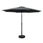 Outdoor Umbrella 3M Base Beach Pole Garden Tilt Sun Patio