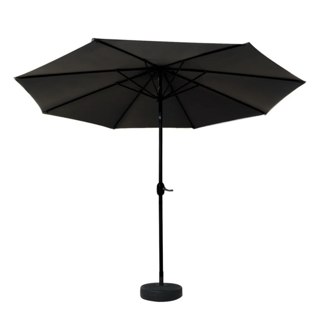 Outdoor Umbrella 3M Base Beach Pole Garden Tilt Sun Patio