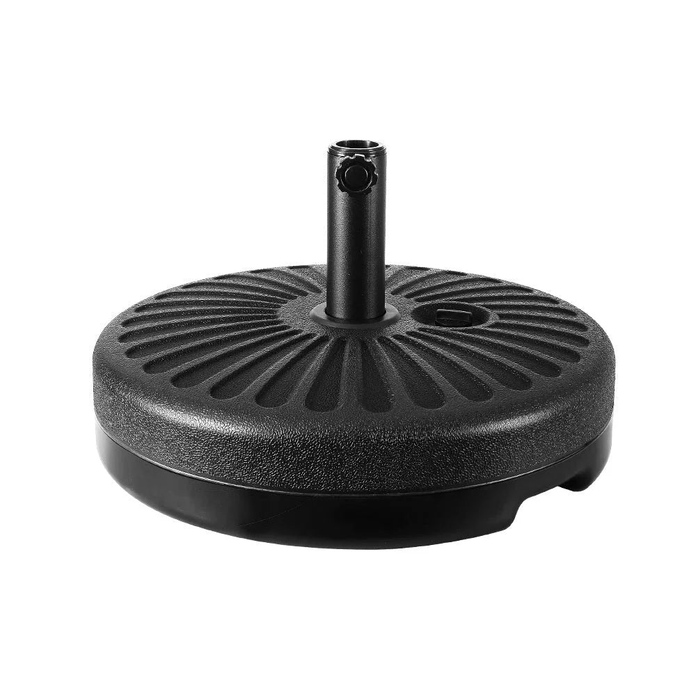 Outdoor Umbrella 3M Base Beach Pole Garden Tilt Sun Patio