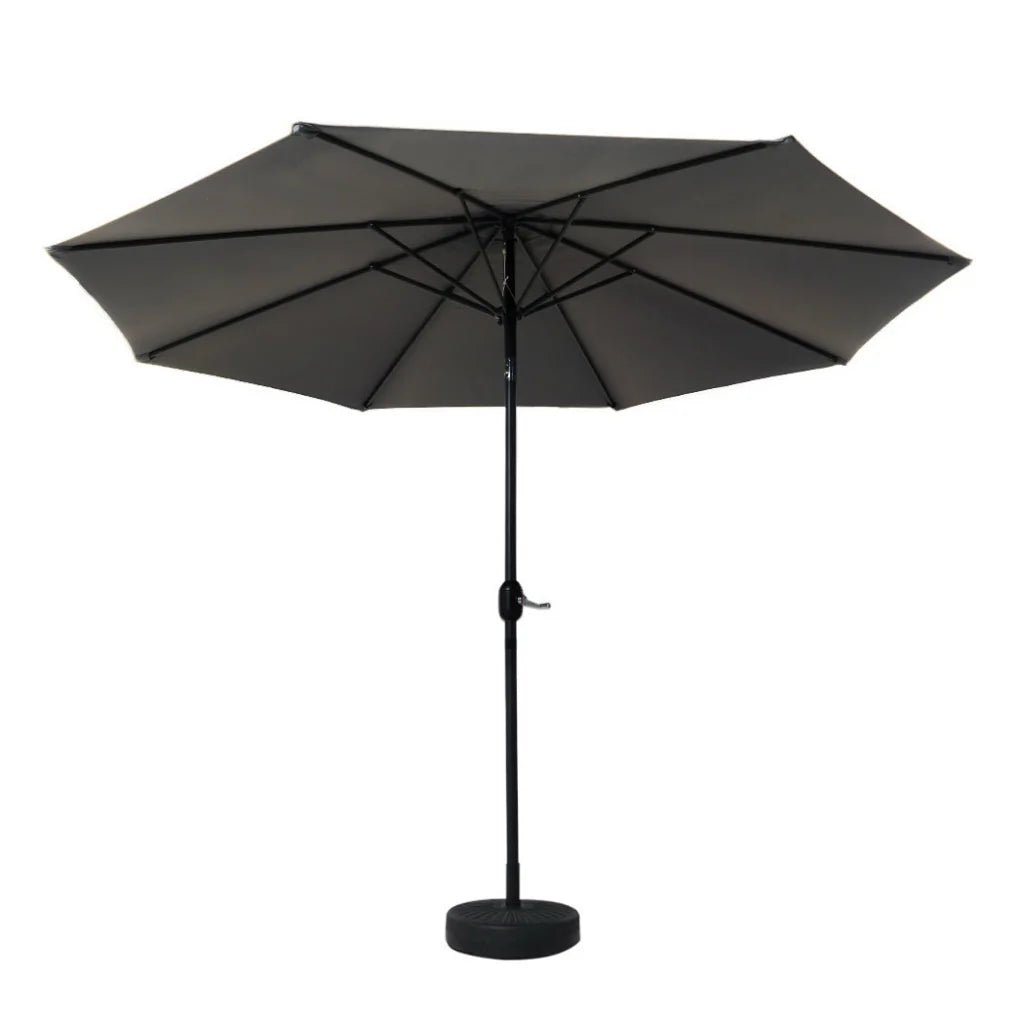 Outdoor Umbrella 3M Base Beach Pole Garden Tilt Sun Patio