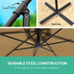 Umbrella 3m Beige instahut outdoor 202