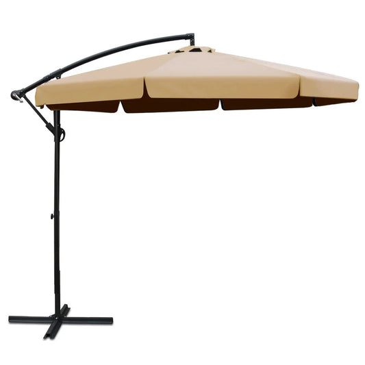 Outdoor Umbrella 3m, Beige
