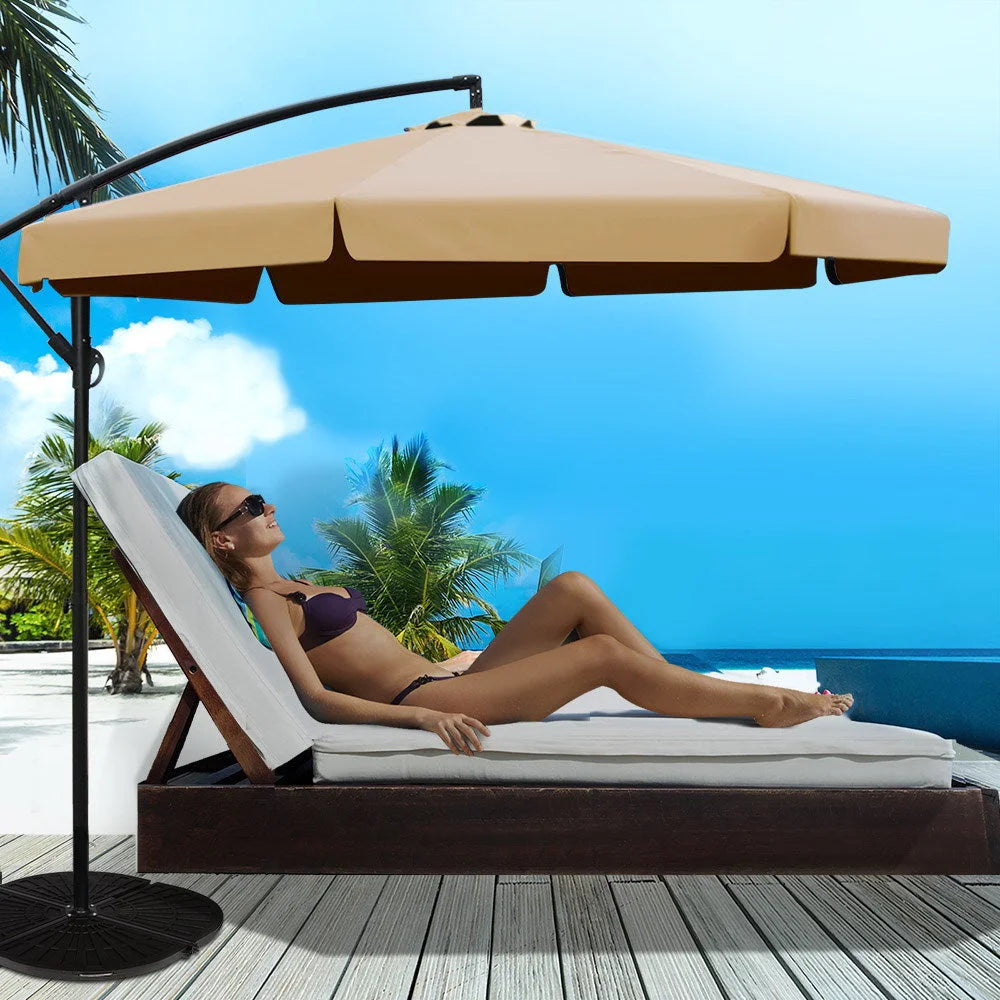 Outdoor Umbrella 3m, Beige