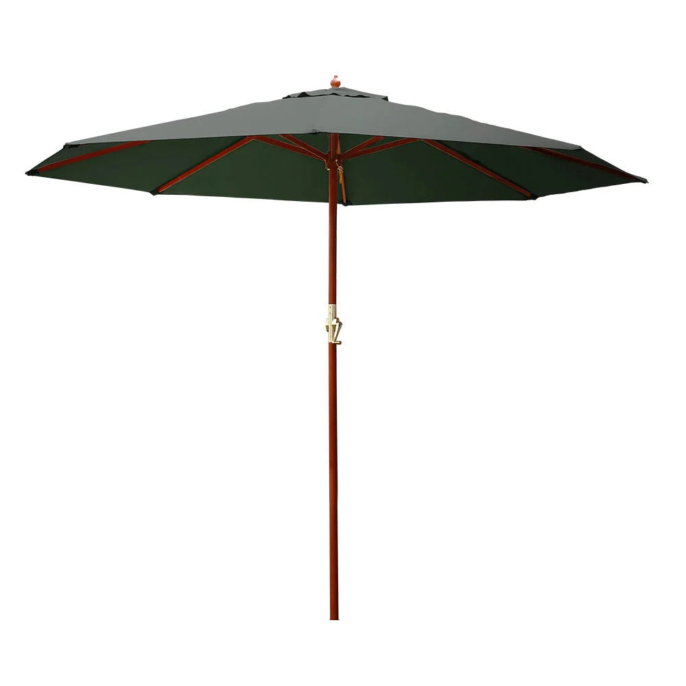 Outdoor Umbrella 3M Pole Stand Sun Beach Garden Deck