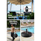 Outdoor Umbrella 3M with Base Pole Tilt Beach Garden Patio