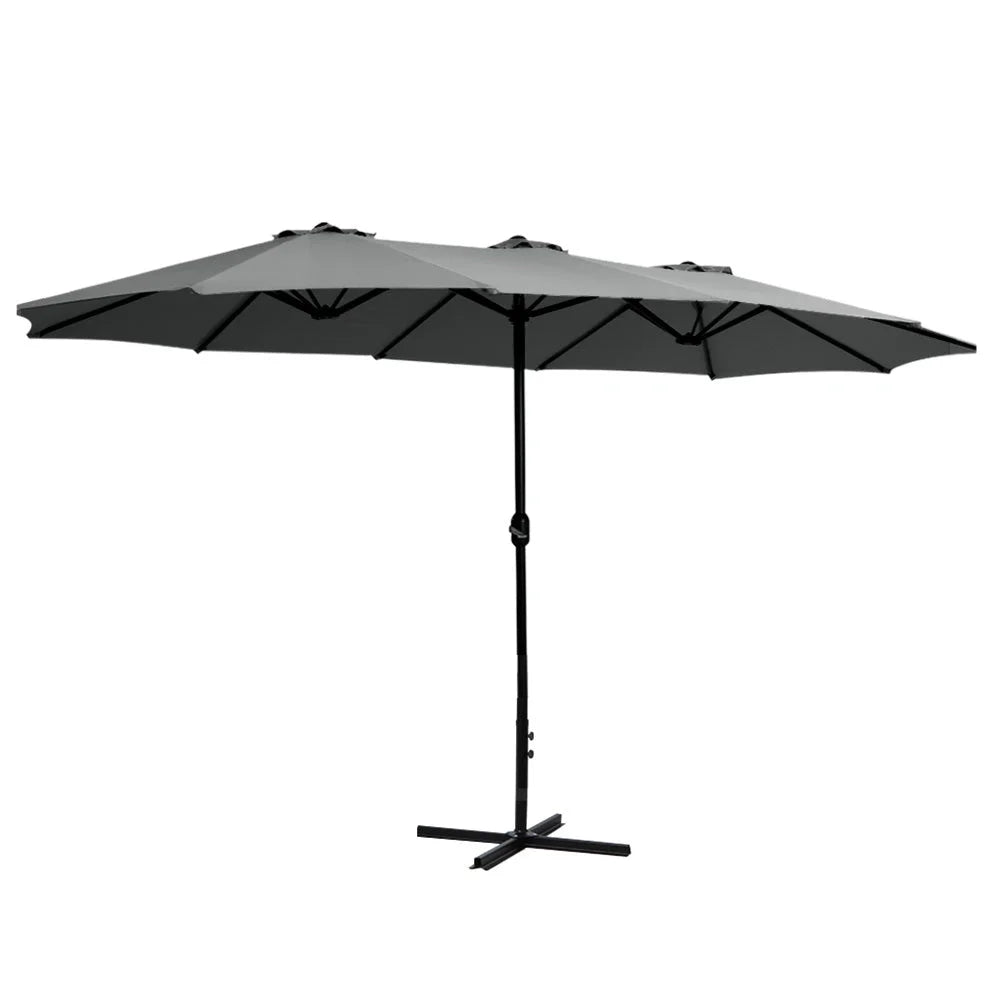 Umbrella 4 57M Beach Pole Tilt Charcoal instahut