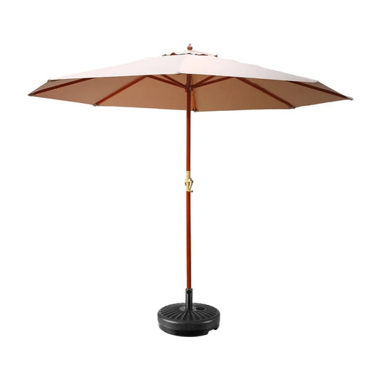 Outdoor Umbrella Pole 3M with Base Garden Stand Deck