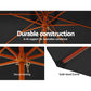 Outdoor Umbrella Pole 3M with Base Garden Stand Deck