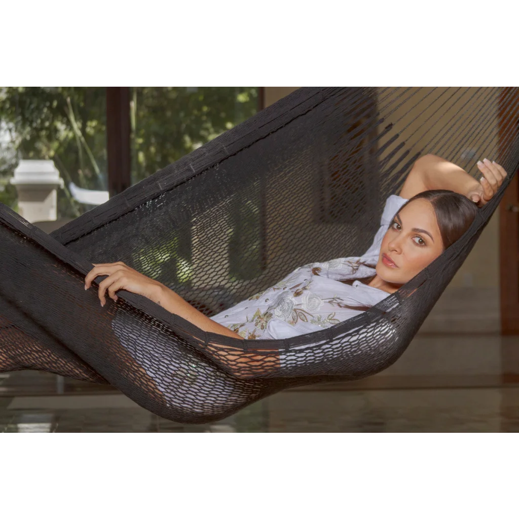 Outdoor undercover cotton Mayan Legacy hammock King size