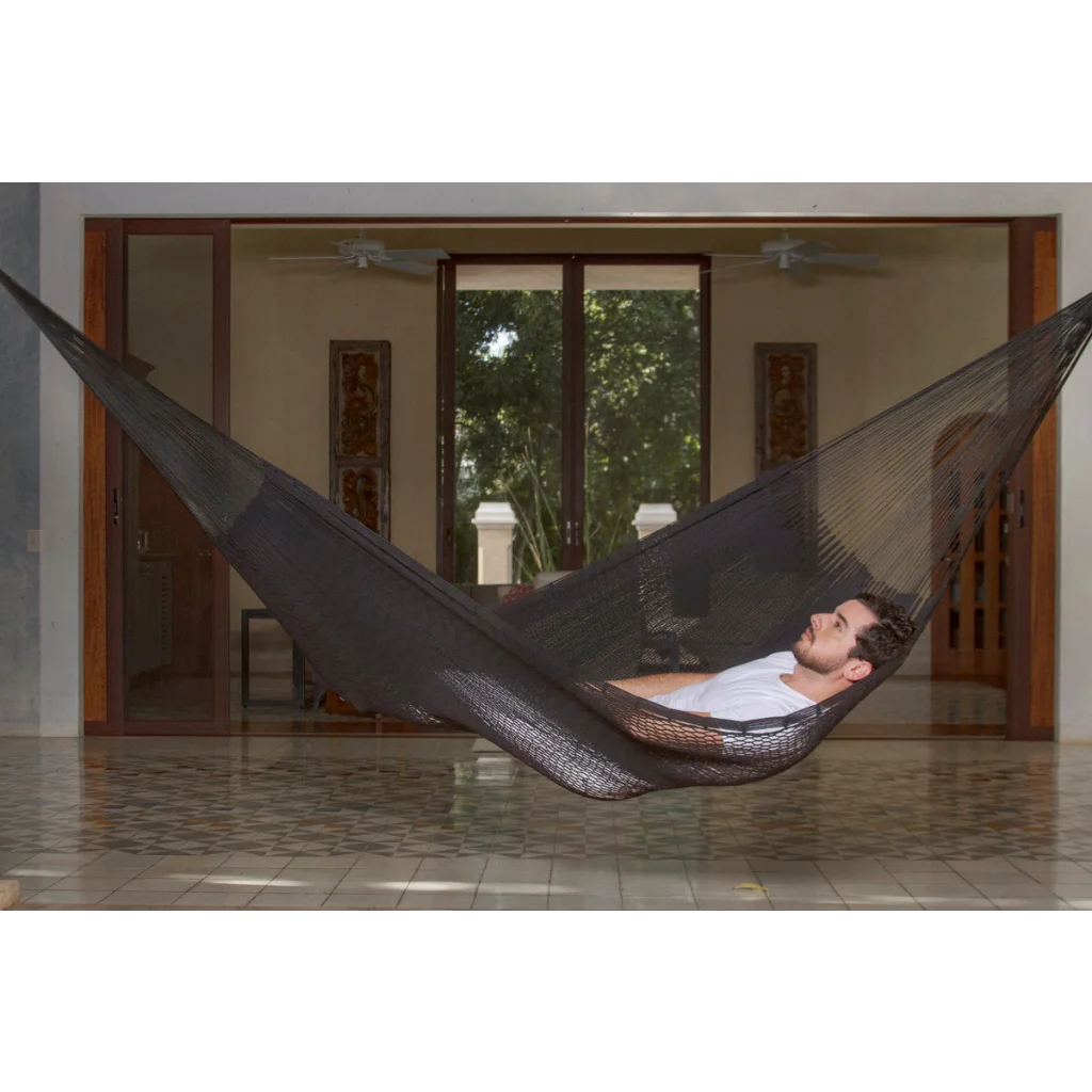 Outdoor undercover cotton Mayan Legacy hammock King size