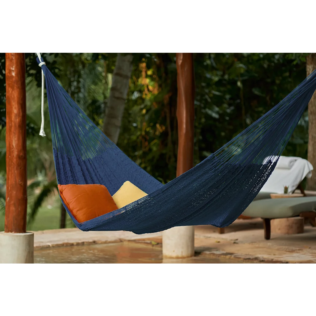 Outdoor undercover cotton Mayan Legacy hammock King size