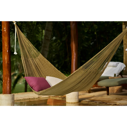 Outdoor undercover cotton Mayan Legacy hammock King size