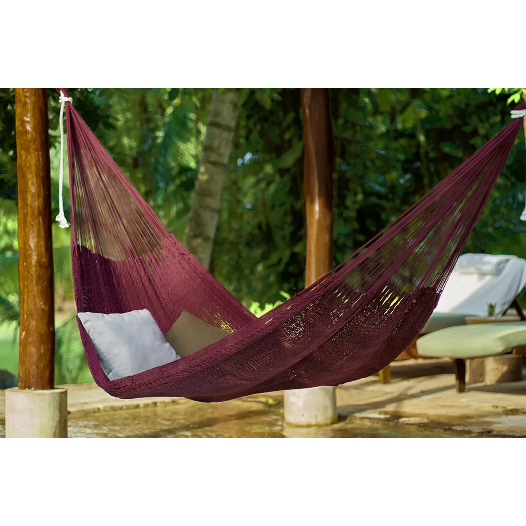 Outdoor undercover cotton Mayan Legacy hammock King size