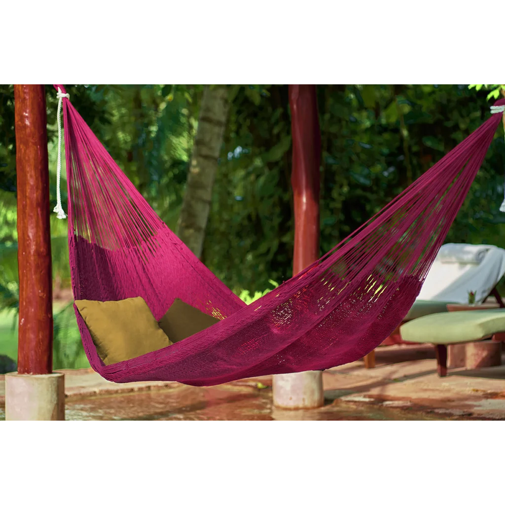 Outdoor undercover cotton Mayan Legacy hammock King size