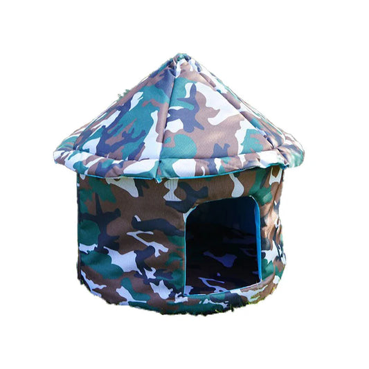 Outdoor Waterproof Cat House - Insulated Weatherproof Warm