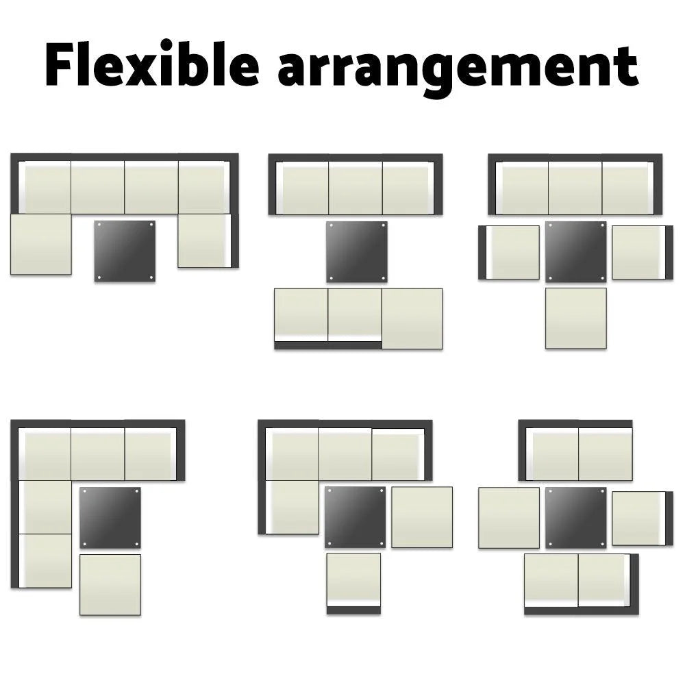 Outdoor Wicker Sofa Set (7pc) with Storage Cover - Outdoor