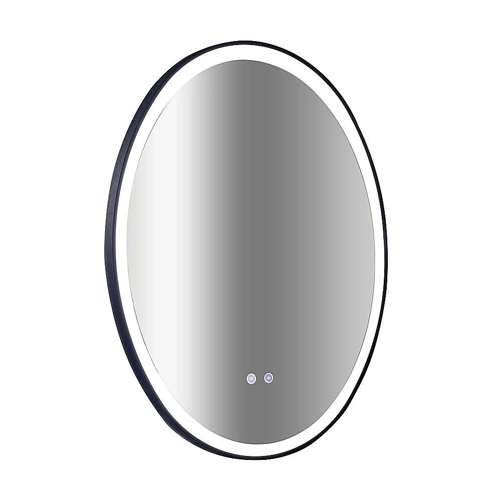 Oval Mirror LED Anti-Fog Illuminated Bathroom Living Room