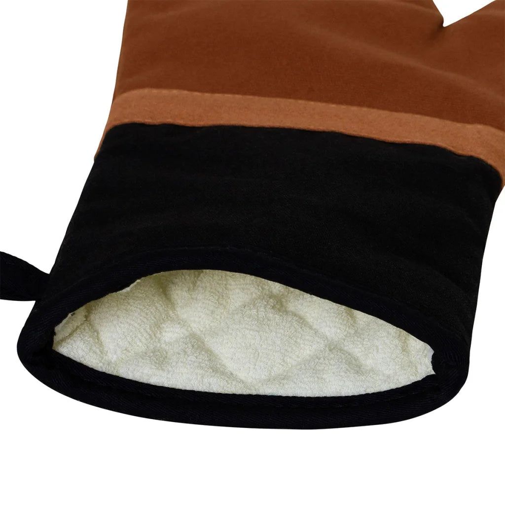 Oven Mitt J Elliot Home Selby Cotton 34x15 cm - Ginger &