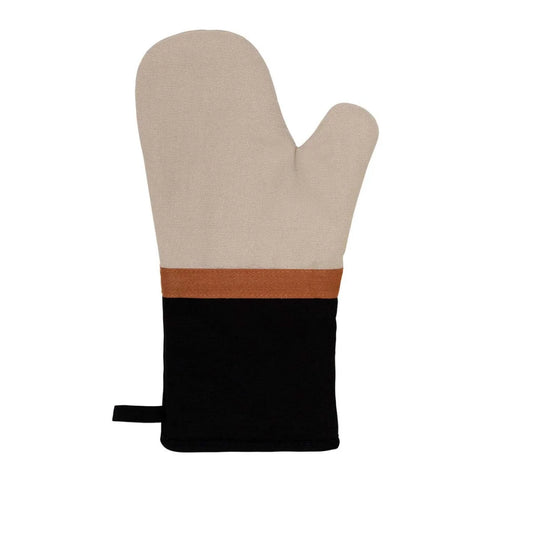 Oven Mitt J Elliot Home Selby Cotton 34x15 cm - Sandstone &