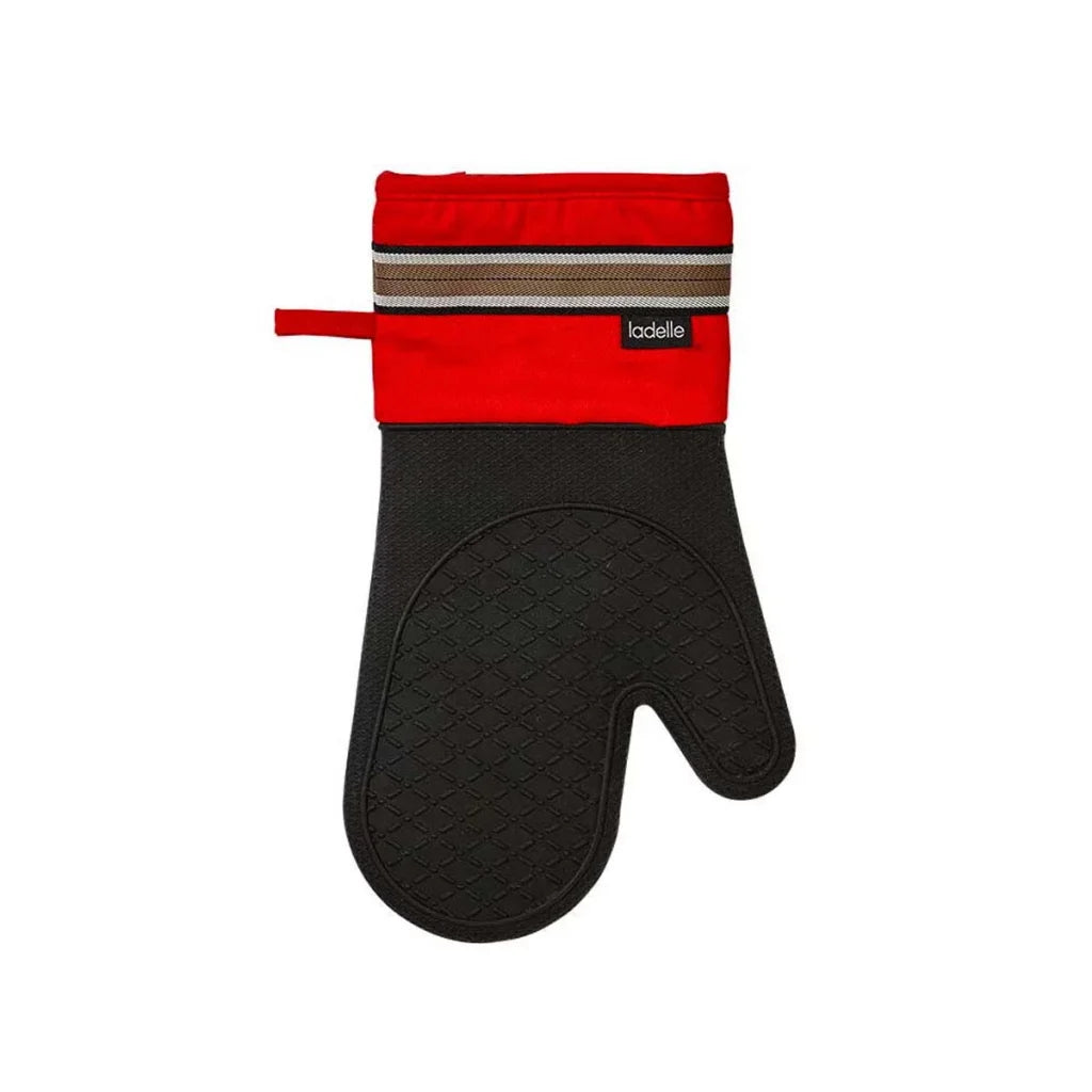 Oven Mitt Ladelle Professional Series Red Silicone - Home &
