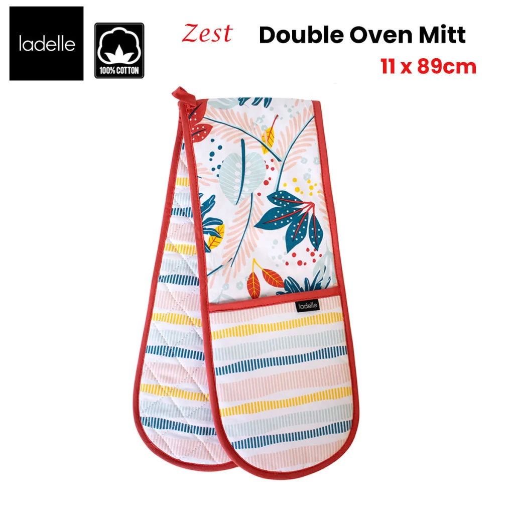 Oven Mitt Ladelle Zest Double 17 x 89 cm - Home & Garden
