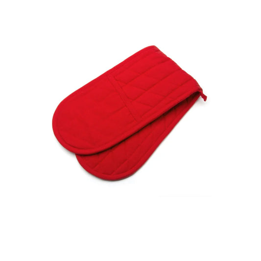 Oven Mitt Rans Manhattan Cotton Double - Red - Home & Garden