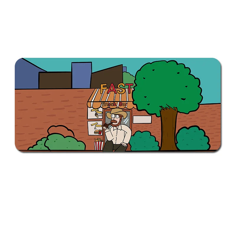Oversized Cartoon Desk Pad - 80x30x0.4cmcm Mouse Mat
