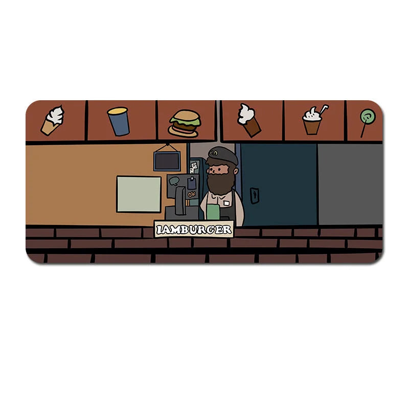 Oversized Cartoon Desk Pad - 90x40x0.4cm Mouse Mat Non-Slip