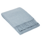 Oxford Throw Blanket Merino Wool Blend - Sky Blue
