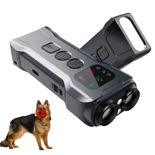 P9 Ultrasonic Dog Repellent Device - Dual-Mode Flashlight