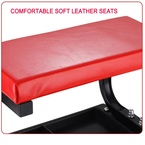 Padded Rolling Creeper Garage Mechanics Roller Seat Stool