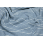 Paddington Throw Blanket Fine Wool Blend - Forever Blue
