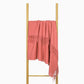 Paddington Throw Blanket Fine Wool Blend - Peach - Furniture