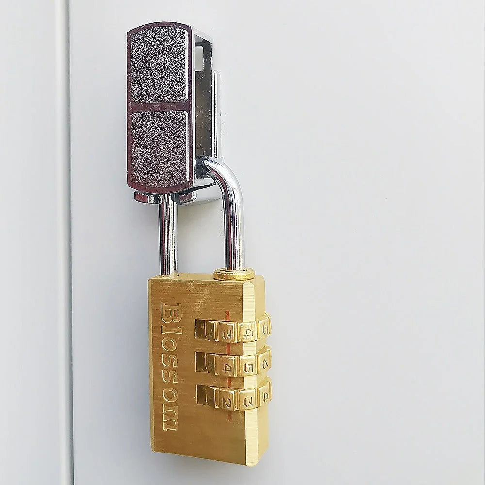 Padlock-Operated Lock 2-Door Vertical Locker for Office Gym
