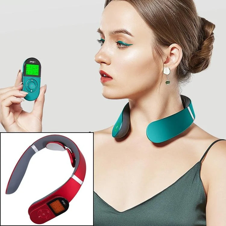 Pangao Smart Neck Massager Pulse Physiotherapy Device