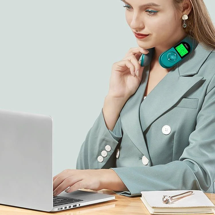 Pangao Smart Neck Massager Pulse Physiotherapy Device