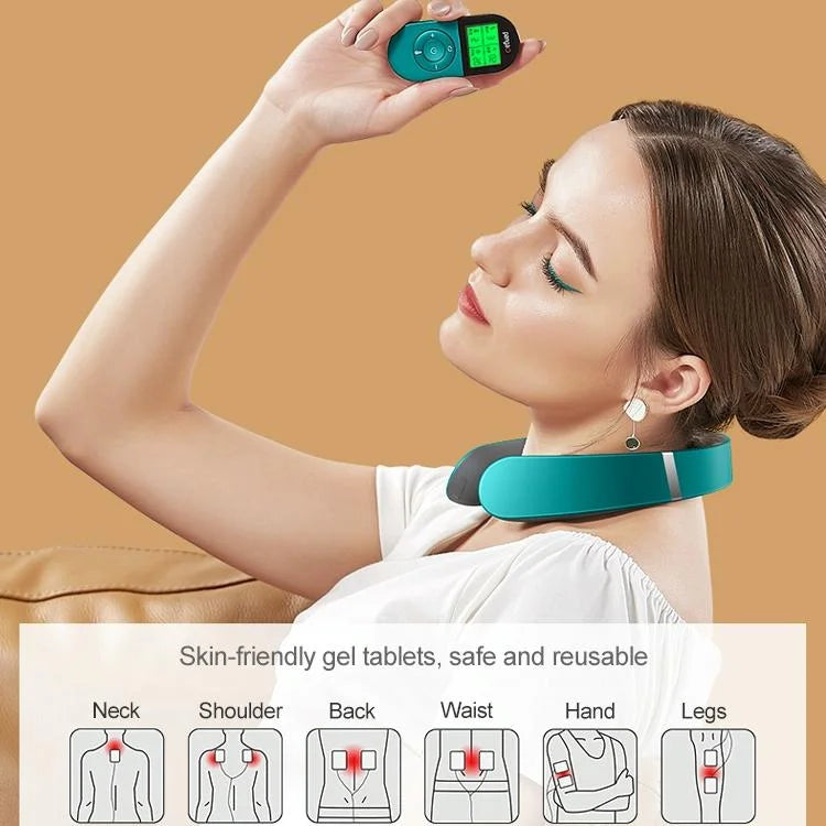 Pangao Smart Neck Massager Pulse Physiotherapy Device