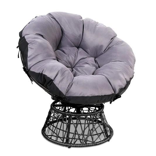 Papasan Chair Black - Bar Stools & Chairs
