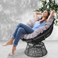 Papasan Chair Black bar stools chairs 966
