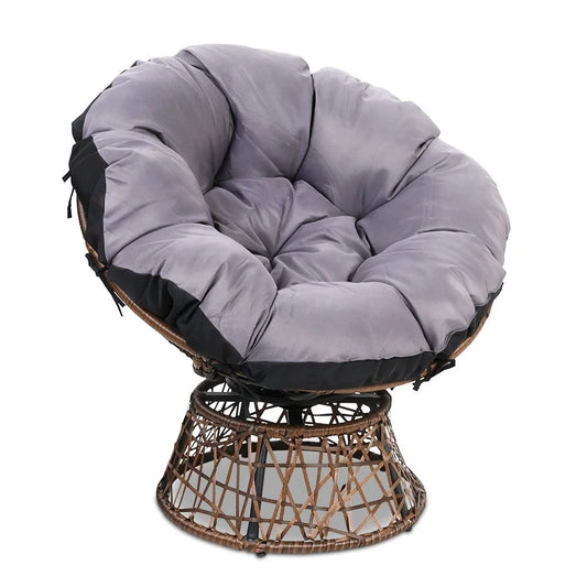 Papasan Chair Brown - Bar Stools & Chairs