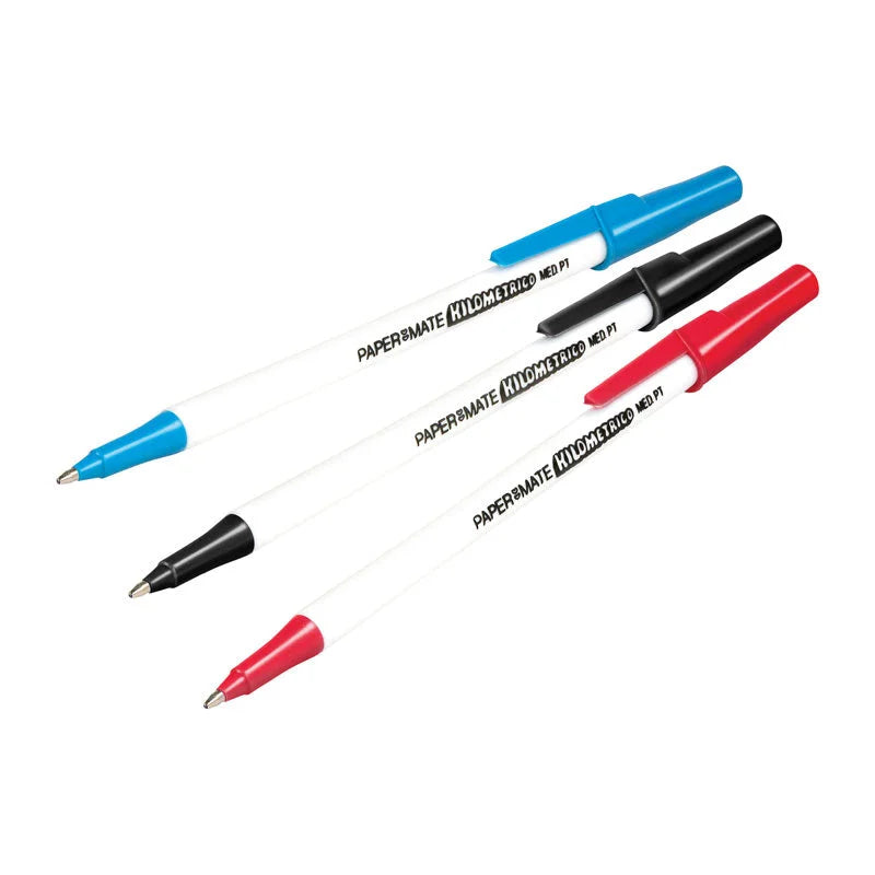 PAPER MATE Kilometrico Assorted Pack 10 Box of 12 - Home &