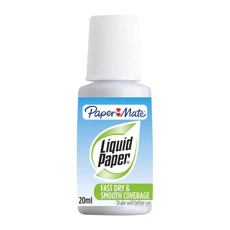PAPER MATE LP Correction Fluid 20ml Box of 12 - Occasions