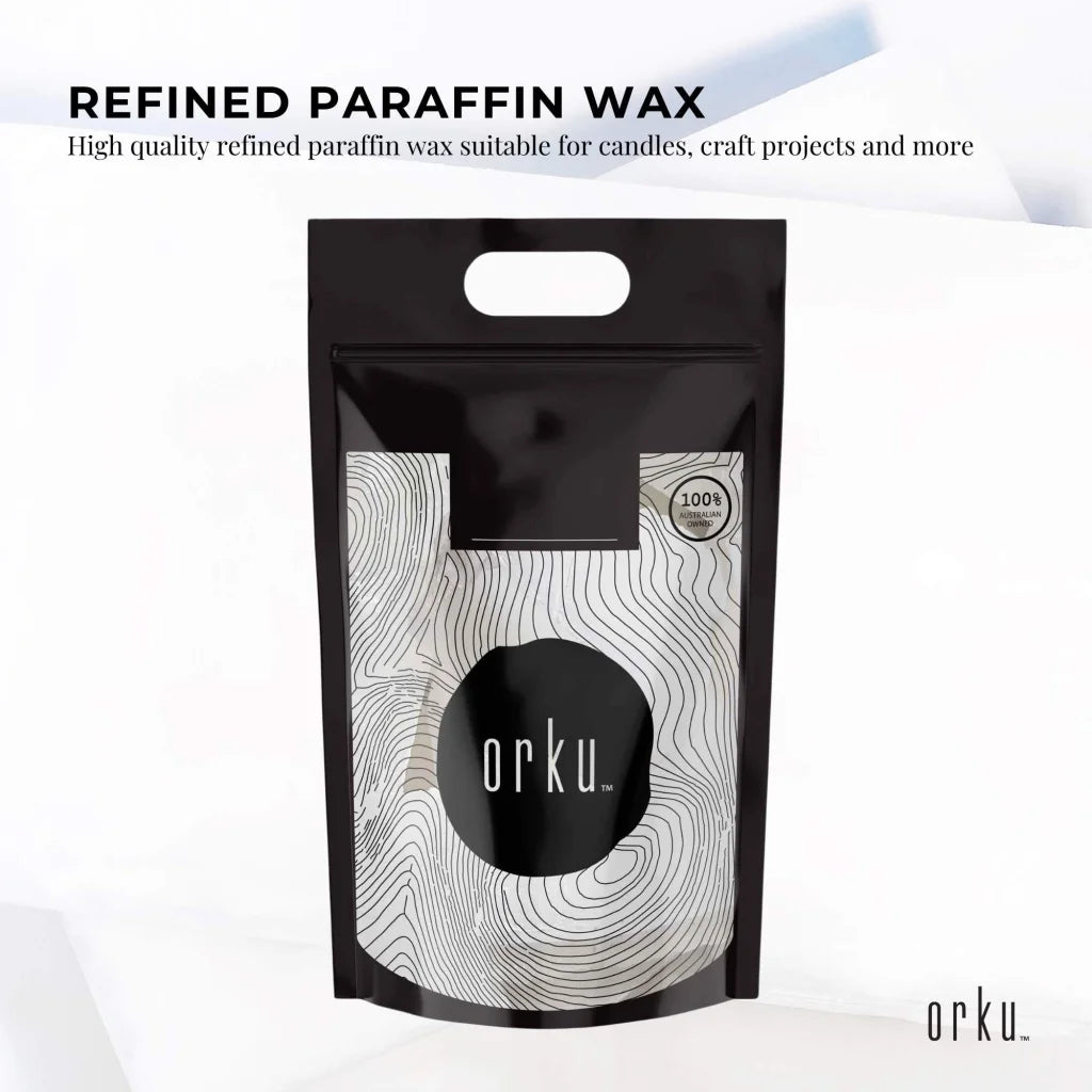 Paraffin Wax Blocks 5Kg - Refined Hard Unscented Chunks