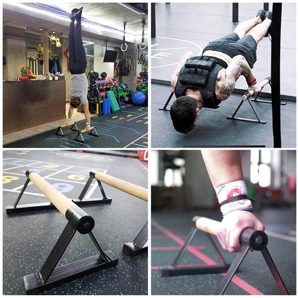 Parallettes Set Push-up Parallel Bar Stretch Double Rod