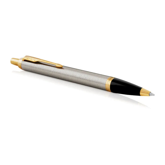 PARKER IM Brushed Metal Ball Pen Medium Blue